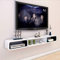 ZY-XSP Floating Shelf White Floating Shelf Wall Mount Tv Cabinet Shelf Storage Unit Shelf for DVD/Blu-Ray Players Satellite Tv Box Cable Box/B