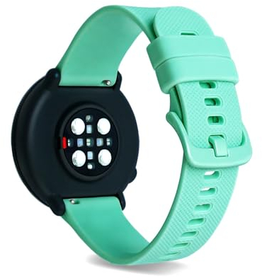 SeaFicco Armband Kompatibel mit Polar Unite/Ignite/Ignite 2 /Ignite 3 /Pacer, Universal 20mm Uhrenarmband Silikon Ersatzband Sport Armbänder Fitness Wechselarmband Zubehör (Blaugrün)