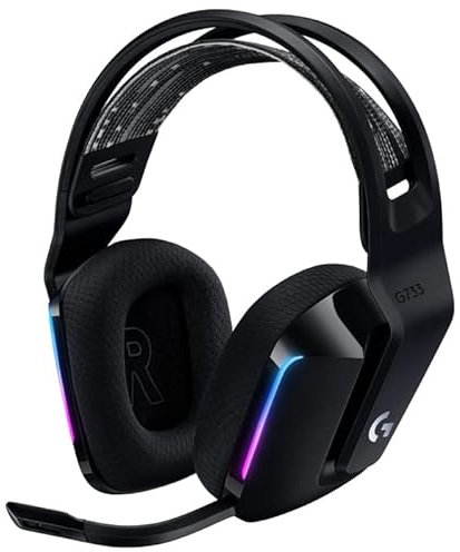Logitech G733 Black 981-000864 7.1 Surround RGB LightSpeed Wireless Gaming Headset