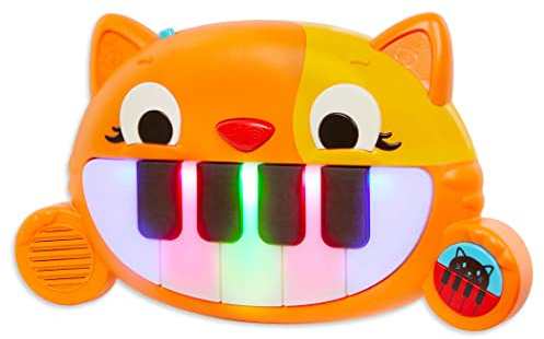 B. toys Baby Spielzeug Mini Meowsic Katzen Keyboard – Babyspielzeug Piano mit bunten Lichtern und Musik – Kinder Klavier Sensorik Spielzeug ab 6 Monaten