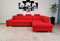 Quattro Meble Long Life rotes Echtleder Ecksofa London II 3z 275 x 200 Sofa Couch mit Bettfunktion und Bettkasten Leder Echt Leder Toledo Eck Couch (Ecke Rechts 275 x 200 cm)