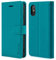 TOHULLE Case for iPhone X iPhone XS, Premium PU Leather Wallet Case with Card Holder Kickstand Magnetic Closure Shockproof Flip Folio Case Cover for iPhone X/XS (5.8 Inch) - Blue
