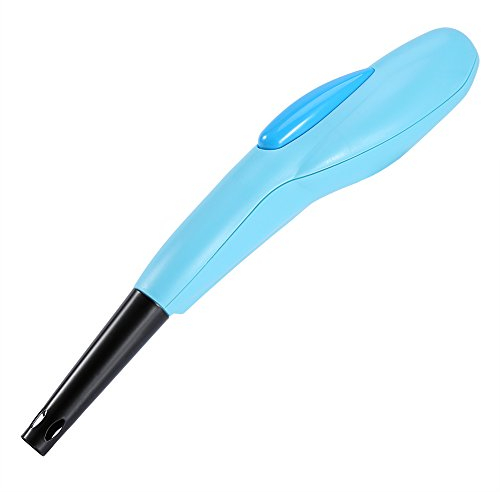 Gas Lighter Camping Picnic Cookout BBQ Gas Oven Candle Electronic Lighter Igniter Cooker Home Kitchen Electronic Gas Lighter Fireworks Gas Stove Candle Use(Battery not Included) (Blue)