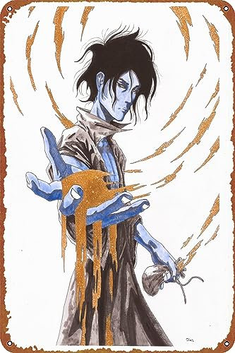 The Sandman Poster Retro Vintage Lustiges Metall-Blechschild Outdoor Küche Dekor Bar Pub Club Cafe Home Indoor Home Wall Decor Art Schild Post Geschenke für Mann 20,3 x 30,5 cm