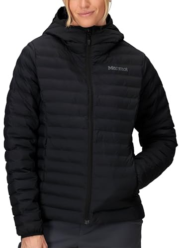 Marmot Damen Wm's Echo Featherless Hoody Ultra-leichte isolierte Winterjacke, warme Outdoorjacke mit Kapuze, wasserabweisende Steppjacke, winddichte Funktionsjacke, klein packbar (1er Pack)