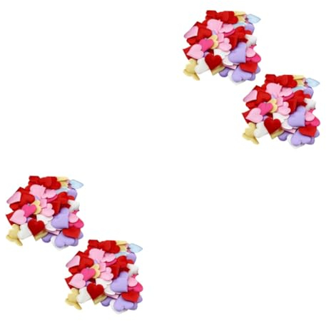Gadpiparty 2 Sets Tischdekoration Konfetti Romantische Herzförmige Gefälschte Schwammblätter Für Verlobungsfeier Hochzeitsdekorationen 200 Stück * 2