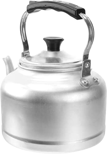 Bouilloire à thé sifflante, bouilloire en acier inoxydable, théière en fonte, service à thé, bouilloire sifflante en aluminium 3L, bouilloire à thé for cuisinière, bouilloire avec poignée, bouilloire