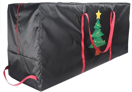 Weihnachtsbaum Aufbewahrungstasche Weihnachtsbaumtasche, 210D Oxford Gewebe Transporttasche Mit Tragegriff Doppelreißverschluss Für Bäume Aufbewahrungstasche Für Gartenauflagen