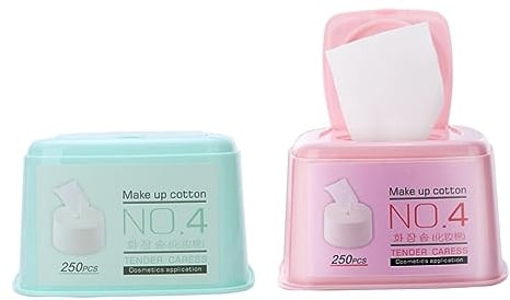 Beavorty Gesichts Make-up Entferner Pads 250 Blätter Baumwolle Handtuch für Reinigung Extrahiert Baumwolle Sicher