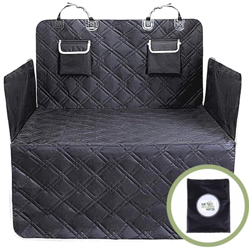 Die Bellende Katze Premium Hundedecke Auto Kofferraum – Hundedecke wasserdicht und Kratzfest – Autodecke Hund Kofferraum – Kofferraumdecke Hunde