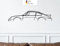 MetalGiftsWorld 911 Turbo Model 993, Metall Wandbild, Wanddeko, Auto Silhouette, Metal Wall Art (Größe: 69 cm (27))