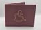 AlezyB - 1x Maroon Disabled Badge Holder, PU Leather Badge Wallet Protector Disabled Parking Permit Cover Holder