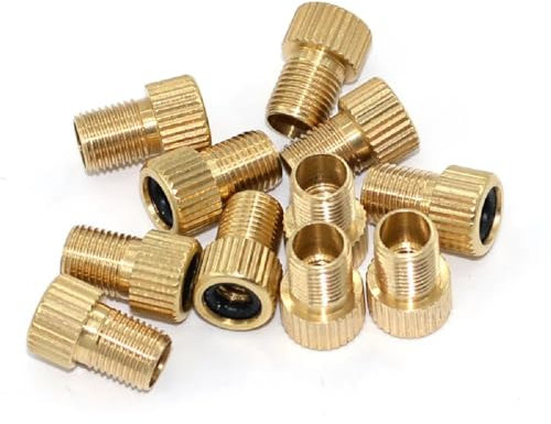 2/5 Pcs Presta Valve Adaptor, Presta to Schrader Connector, Compatible with All Foot and Hand Pumps