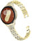 DEALELE Armband Kompatibel mit Samsung Galaxy Watch 7 / FE / 6/6 Classic / 5/5 Pro / 4/4 Classic / 3 41mm, 20mm Glitzer Diamant Metall Ersatz Armbänder für Huawei GT3 / GT2 42mm, Gold