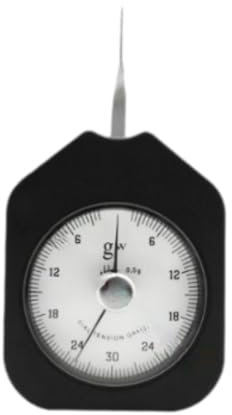 perfeclan Gramm-Spannungsmesser, Push-Pull-Kraftmesser, professioneller, leicht zu tragender Tester, Dynamometer für mechanischen Druck, Mikroschalter, 30g