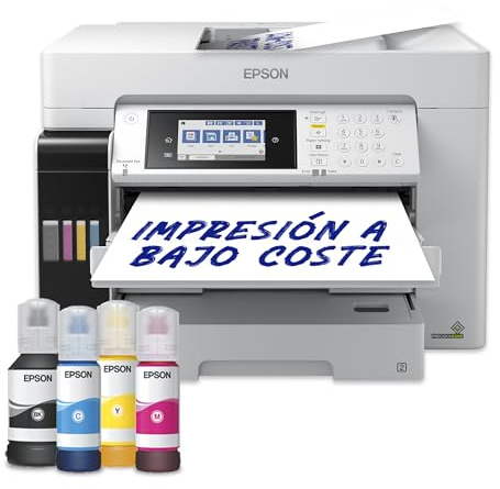 Epson EcoTank Pro ET-16685 Tintentankdrucker | für hohes Business-Druckvolumen | WLAN | A3+ | Drucken, Kopieren, Scannen, Faxen | 10.9 cm Touchscreen | ADF | große Papierkassetten | PCL