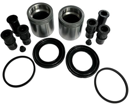 Advantage Auto Parts Compatible with Skoda Fabia I II Brake Caliper Piston Repair Kit Front 2000-2014 Pair
