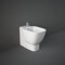 Bidet filomuro in ceramica bianco alpino 36,5x52 cm – One | RAK Ceramics