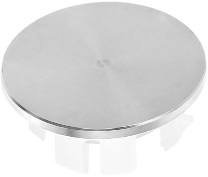 DECOMELODY 304 Stainless Steel Sink Overflow Cover Ring Bathroom and Kitchen Sink Hole Cap Decorative Overflow Trim Ring Drain Plug Compatible Ceramic Wash Basins