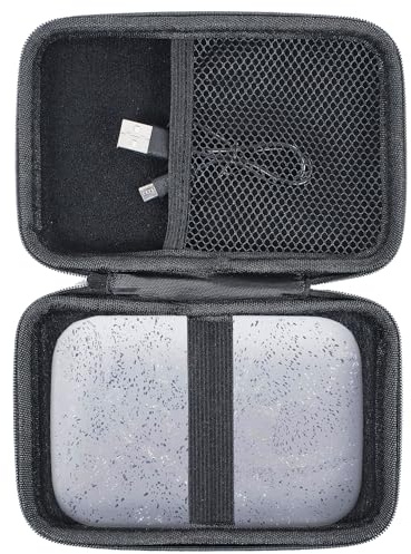YIIWAY Hard Travel Case Compatible with HP Sprocket 2x3 Photo Printer, Case Only - Black YC82011