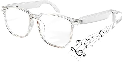 MAXERCIH Smart Glasses for Men & Women - Bluetooth Sunglasses with Built in Speaker UV Protection Music Glasses, Touch Control