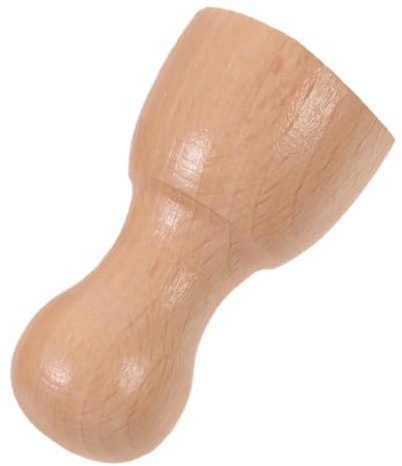 Masajeador de Madera Ventosas para Rostro y Cuero Cabelludo | Color Caqui, Uso Diario y Cuidado Personal, Portátil, para Aliviar Tensión E Impulsar Circulación