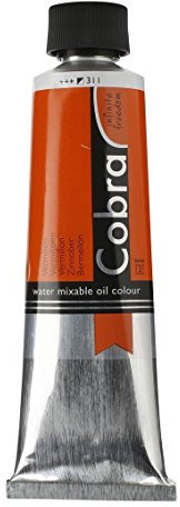 Cobra Artists' Watermixable Oils - Vermilion - 40ml tube (S2)