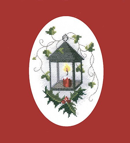 Derwentwater Designs Weihnachtskarte, Windlicht