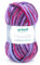 Gründl Wolle Filzwolle Color zum Stricken und Filzen - Wolle zum Stricken aus 100% Schurwolle - 1 x 50 g - Fuchsia-Flieder-hellblau Multicolor
