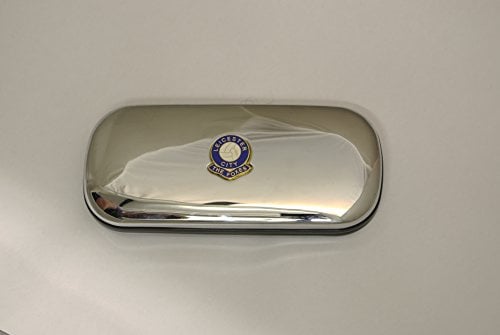 Polished chrome football club glasses case – Leicester City