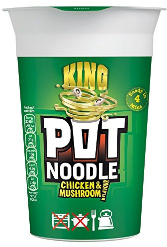 Pot Noodle King Size Chicken & Mushroom ( Pack x 12 x 1 )