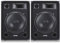MAX15 15 inch Passive DJ PA Speaker Pair, 2000W Total Power, Professional 3-Way System with 15 Woofers, Bullet Tweeters, Midrange Horn, Acoustic Carpet, Portable Handles, Pole Mount
