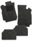 CarFashion BasicRips B02, Auto Fussmatte mit Einfachrippe in anthrazit, vorne und hinten, ohne Mattenhalter für Peugeot 106, Baujahr 05/2000-06/2005