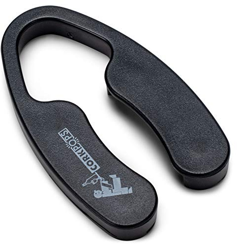 Cork Pops 00005 Giovanni foil Cutter Wine, Plastic, Black
