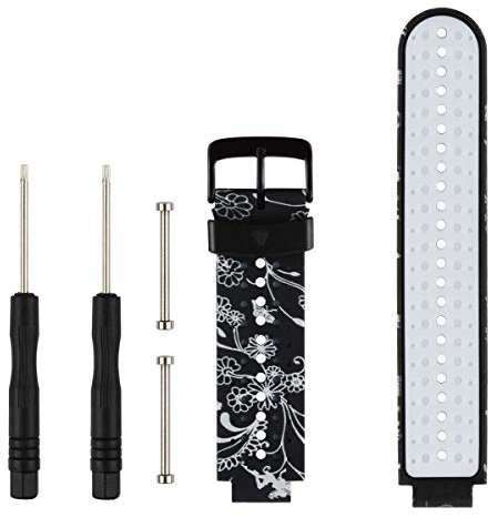 Fit-power Ersatzarmband für Smart Watch für Garmin Forerunner 220/230/235/620/630, Einheitsgröße