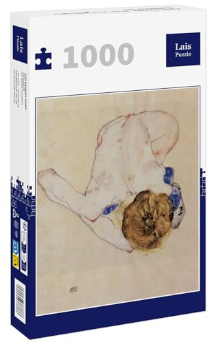 Lais Puzzle Egon Schiele - Nach vorn gebeugter weiblicher Akt 1000 Teile