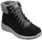 Skechers Boschi Glaciali Ultra, Stivaletto Donna, Finitura Grigia In Pelle Scamosciata Nera, 36 EU