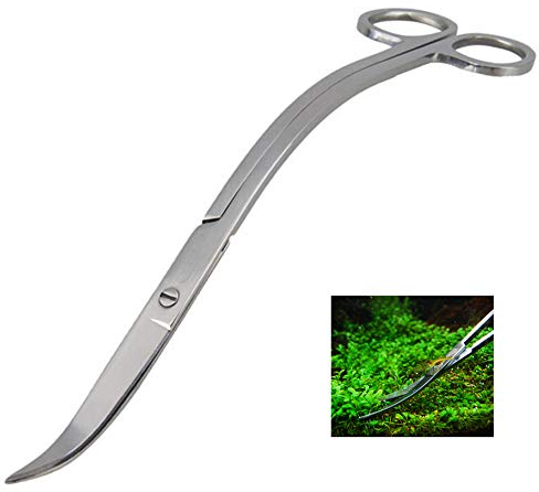 iwobi Professionelle Aquarium Aquarium Wasserpflanze Reinigung Werkzeuge Zangen Schere Edelstahl Welle Scissor