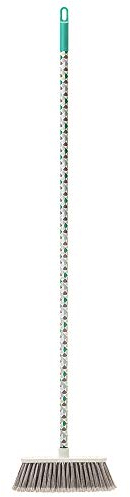 VIGAR Escoba Essential Geom con Palo de 130 cm de Longitud, PP, Geometrico