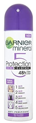 Garnier Mineral Protection 5 Fresh Deodorant 150ml, Frisch, 1 stück