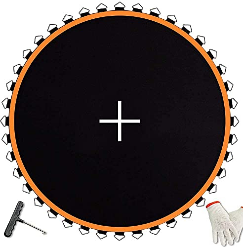 JumpTastic Trampolin-matte, passend für 4,5 m, 96 Stück, 16,5 cm Feder-Trampolin-Rahmen