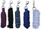 NETPROSHOP Weicher Anbindestrick Pferde Führstrick mit Karabinerhaken 1,80 m Farbauswahl, Farbe:Navy/Bordeaux