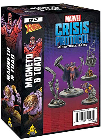 Atomic Mass Games - Marvel Crisis Protocol: Character Pack: Magneto and Toad - Miniature Game