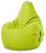 Green Bean Sitzsack mit Rückenlehne 80x70x90cm - Gaming Chair mit 230L Füllung Kuschelig Weich Waschbar - Bean Bag Bodenkissen Lounge Chair Sitzhocker Relax-Sessel Gamer Gamingstuhl Hellgrün