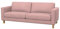 Soferia Kompatible Ersatzbezug fur KARLSTAD 3er-Sofa, Stoff Majestic Velvet Blush Pink (FLECKENABWEISEND und WASSERABWEISEND), Rosa