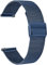Aliwisdom Universale Cinturino Smartwatch di Ricambio 18mm 20mm 22mm, Smartwatch Universale watch band strap Metallo Maglia Acciaio Inossidabile Sgancio Rapido Cinturini (20 mm, Blu)