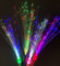 Partyknicklichter - 5 Stück LED Leuchtwedel Multicolor incl. Batterien - Glasfaserleuchtstab leuchtet in vielen Farben - für Party, Konzert und Hochzeit
