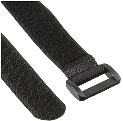 InLine® Klettschlaufen Set, 5 Stk. 20x300mm + 5 Stk. 25x500mm, schwarz