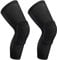 Laiiqi Compression Knee Pads Leg Sleeve, Hex Knee Pads for Basketball Honeycomb Anti Collision Knee Pads Long Kneepads Non-Slip Football Knee Pads for Youth Adult (A Pair Black/M)