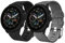 Blueshaweu Compatible with Fossil Gen 6 Wellness Bands, Breathable Nylon Woven Fabric Replacement Accessory Strap Compatible with Fossil Gen 6 44mm Wellness Smart Watch (Black+Gray)